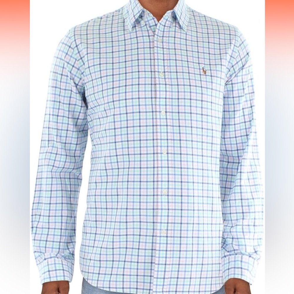 Like New RALPH LAUREN Mens Plaid Button Down Shirt. Men’s size 2XB